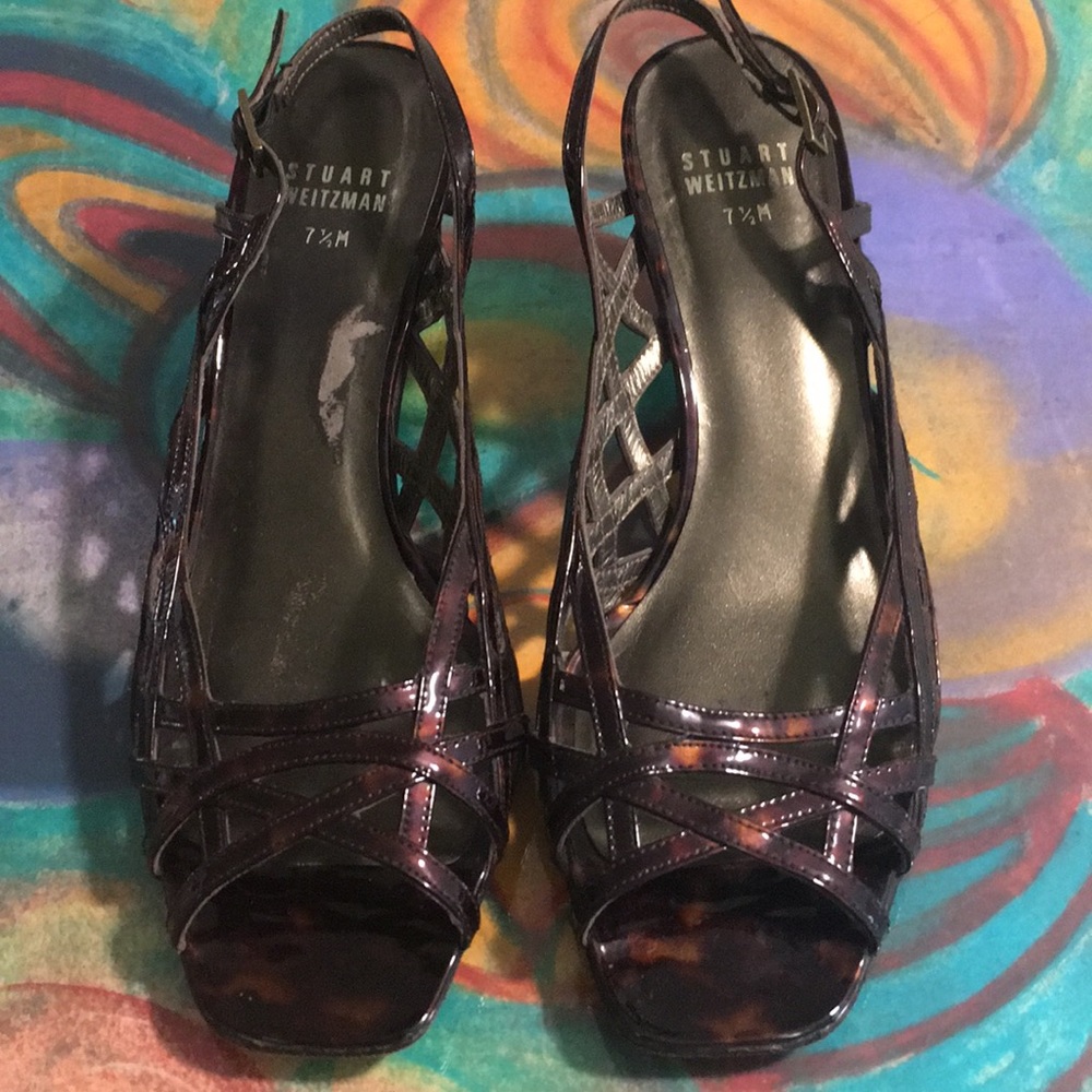 Stuart Weitzman Jelly Slingback Sandal St 7.5 M
